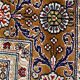 Vintage turkish silk carpet 92x157 cm
