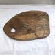 Ancient palette of painter raw wood sculpted vintage decoration
