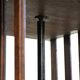 Large antique English oak book carousel from the 19th century