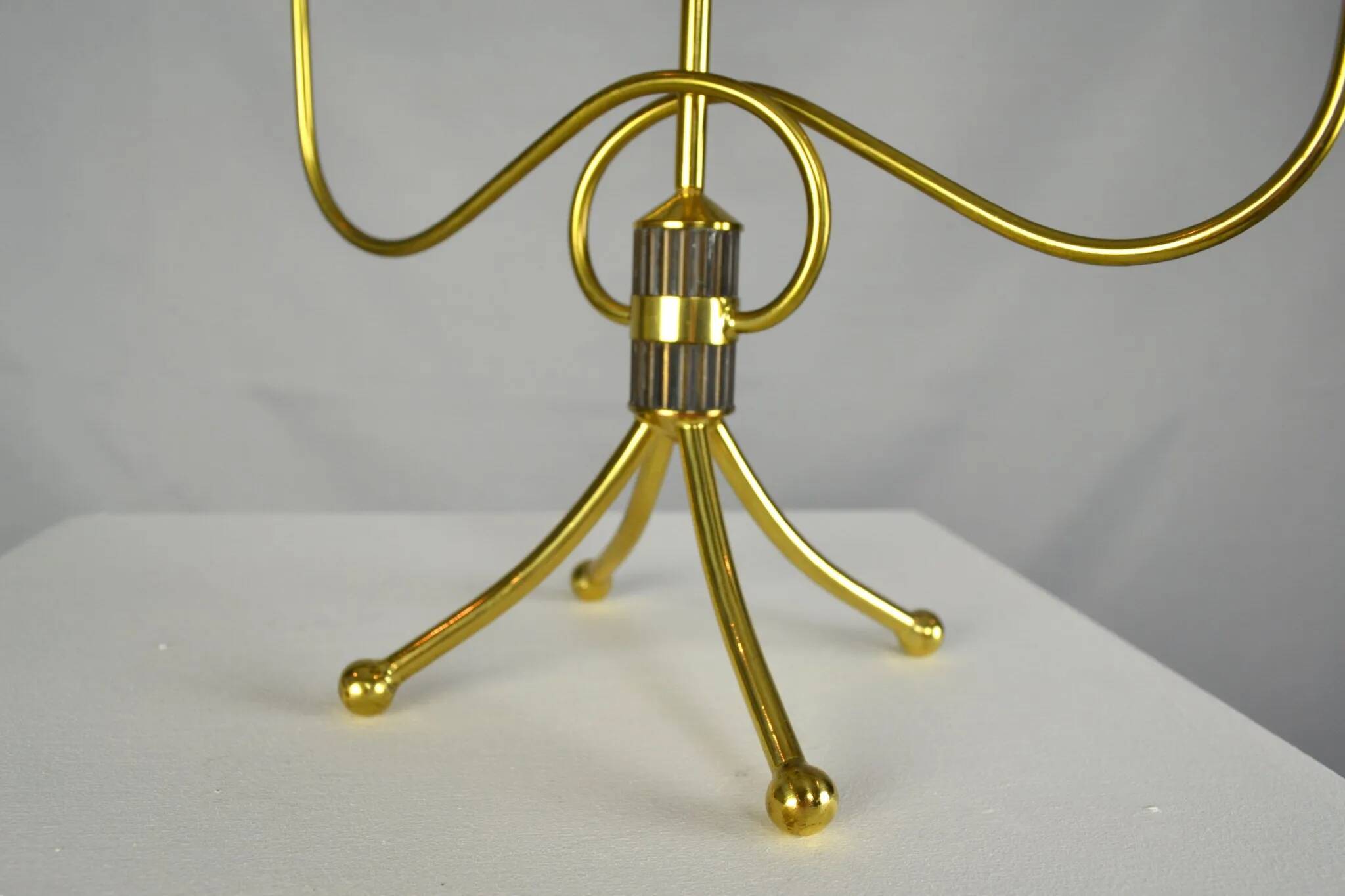 Brass candelabra by Gunnar Ander for Ystad-Metall , Sweden 1950s