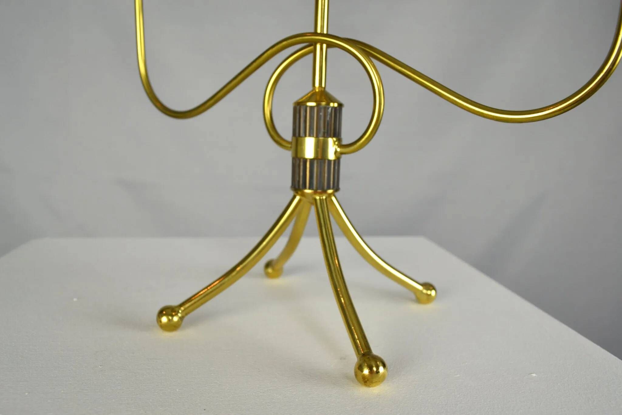 Brass candelabra by Gunnar Ander for Ystad-Metall , Sweden 1950s