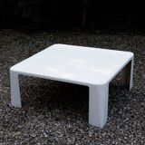 Large square coffee table "Amanta" by Mario Bellini