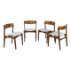 Danish Teak Dining Chairs by Erik Buch for OD Møbler, 1960s, Set of 4