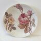 Plate flat iron earth J.Vieillard et cie de Bordeaux roses