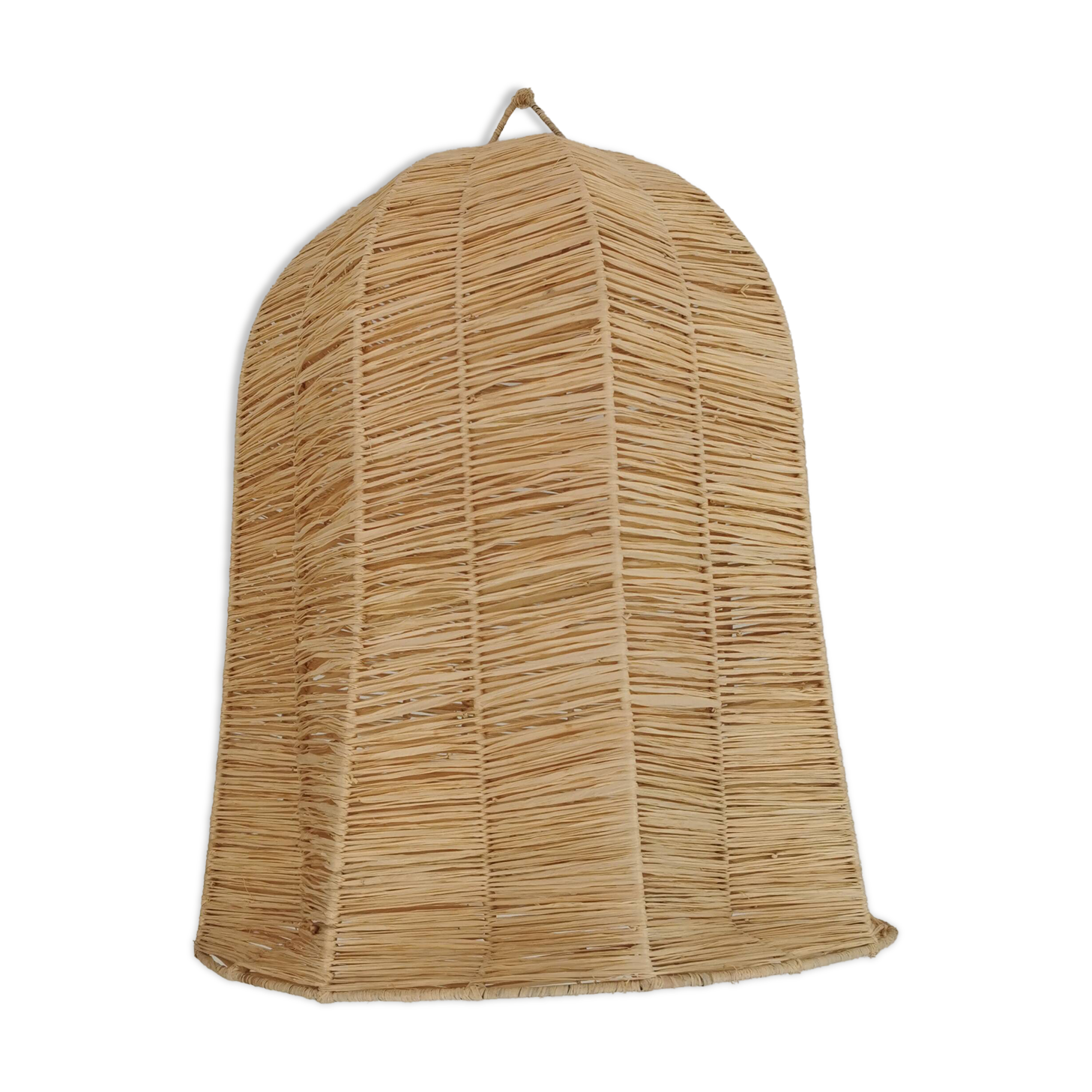 Suspension Gaby in Braided Raffia – 40×50 cm – Handmade in Morocco