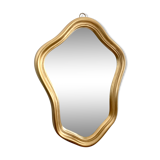 Old vintage gilded mirror