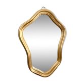 Old vintage gilded mirror