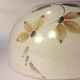 Sandstone salad bowl 23,5cm diameter vintage flat hollow