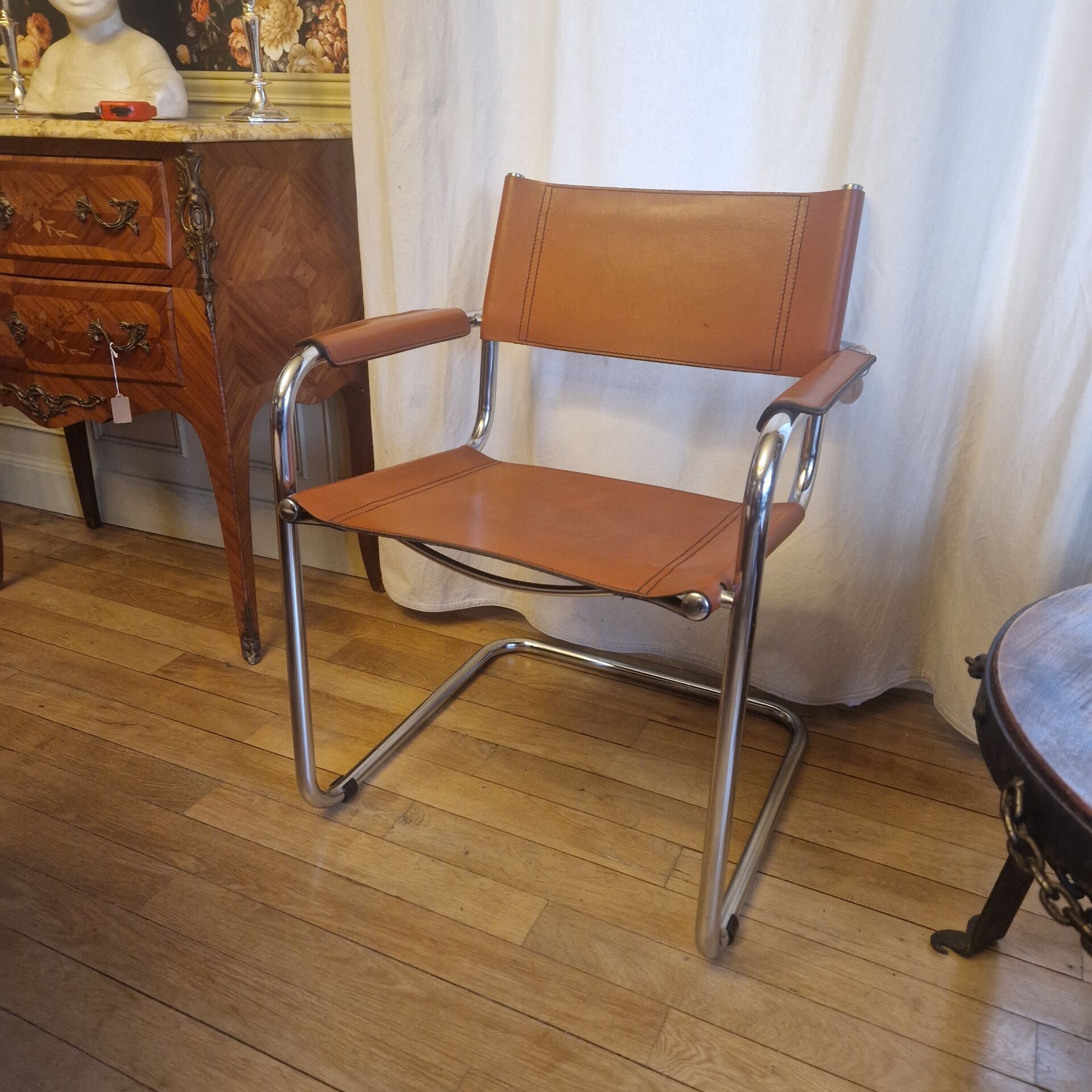 Leather armchair