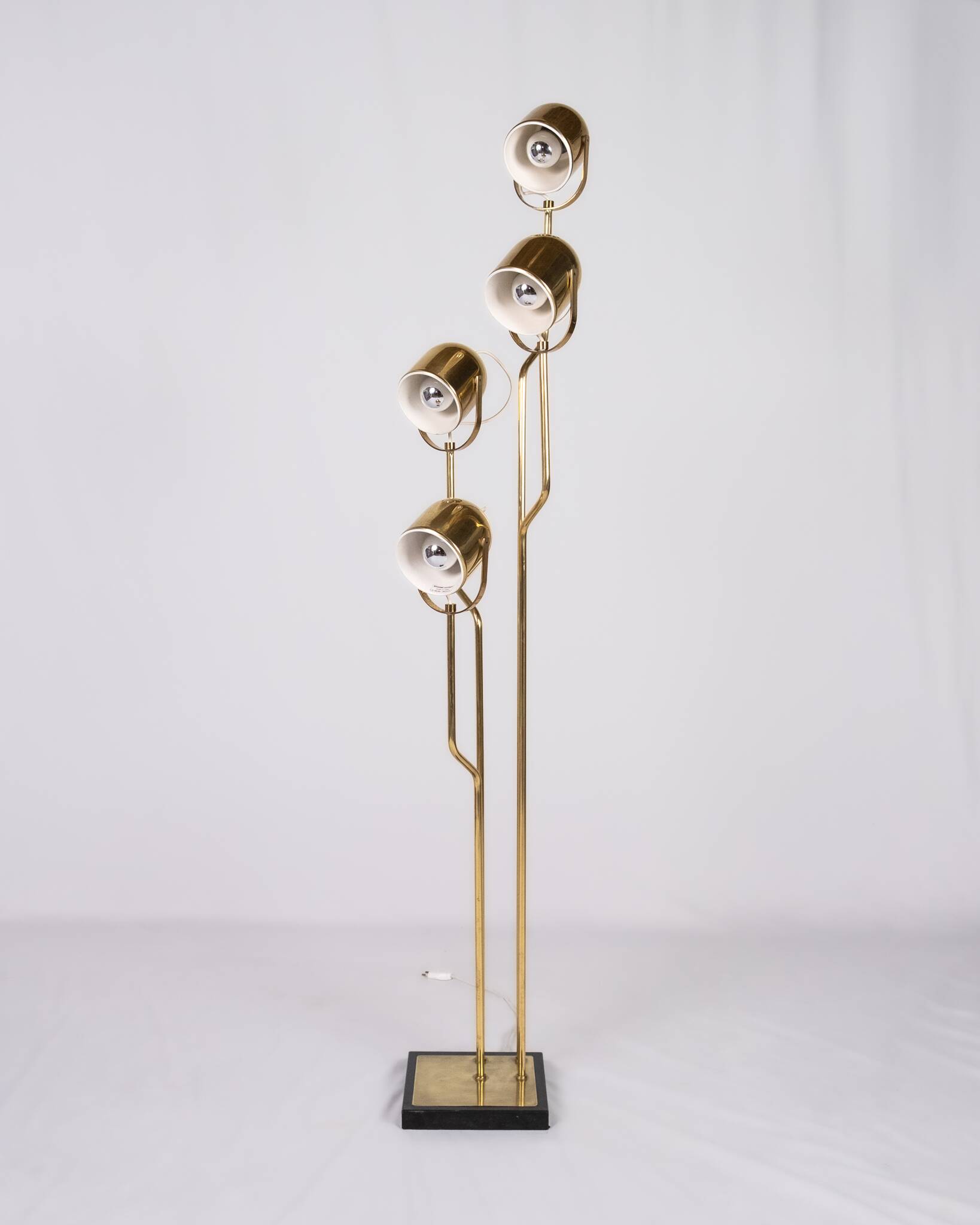Lampadaire en laiton par Goffredo Reggiani, Italie, 1970