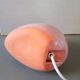 Lampe en céramique et tranche d agate, 1970