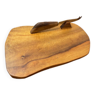 Olive wood cheese board