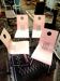 4 pink chairs
