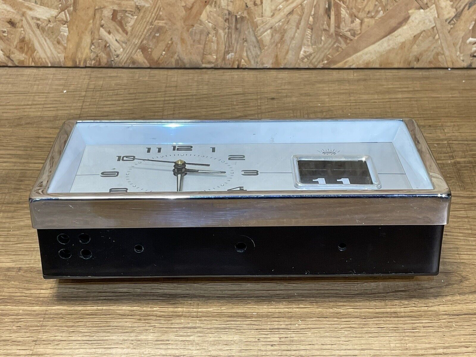 Vintage alarm clock, date ticket office, Diamond Shanghai, 60-70s