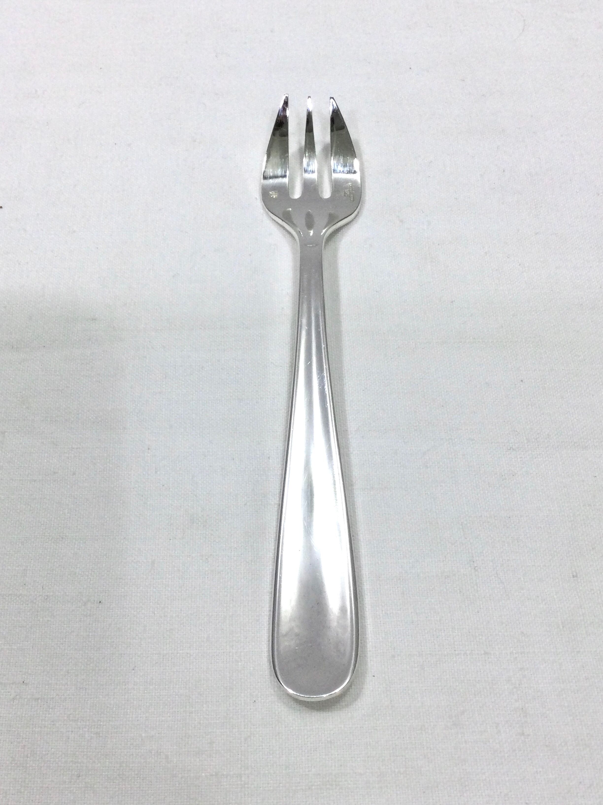 12 dax oyster forks Christofle