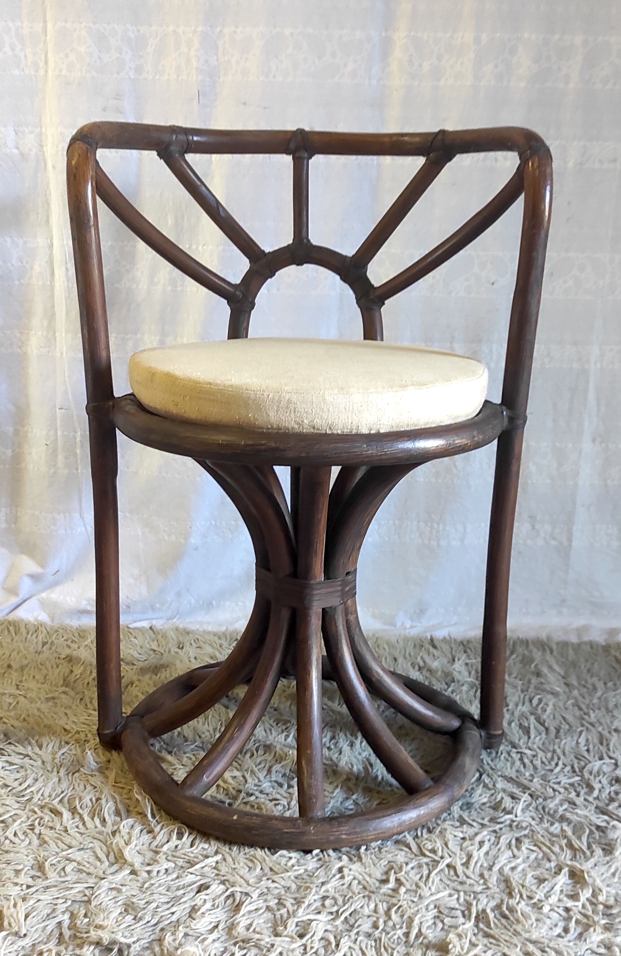 Rattan chair of the Kok House, 70s/80s