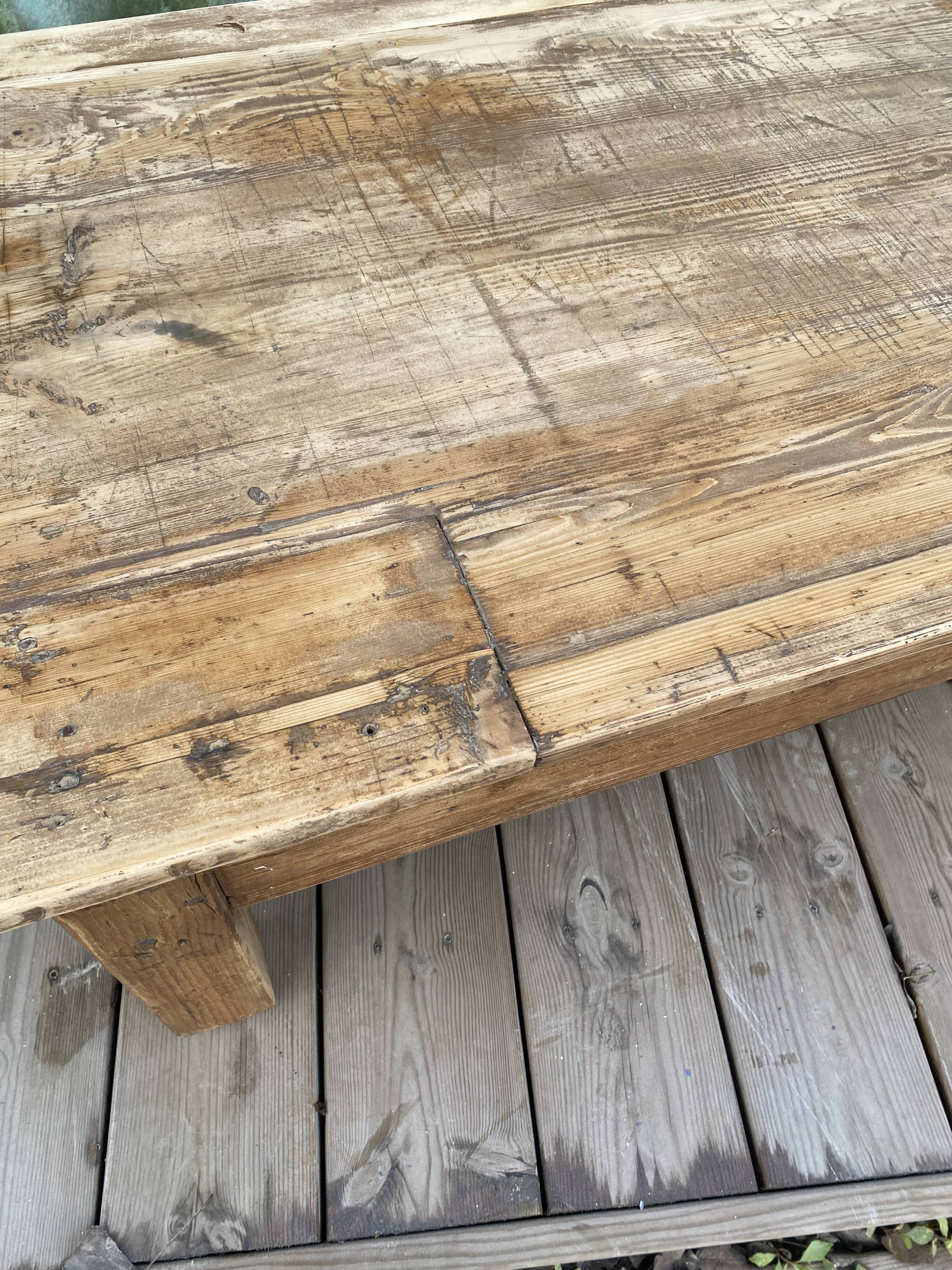 Wooden Farmhouse Coffee Table
