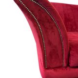 Vintage pink and red sofa