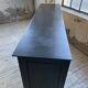 60s brutalist black sideboard