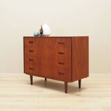 Teak chest of drawers, Danish design, 1970s, production: Denmark