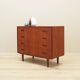 Commode en teck, design danois, années 1970, production : Danemark