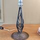 Lampe art nouveau fer forgé