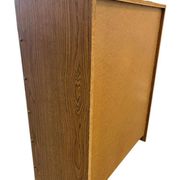Armoire à chaussures vintage en bois / armoire à abattant