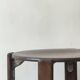 Tabouret, table d'appoint en bois de hêtre  Bruno Rey, Suisse 1970
