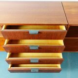 Set of 2 sideboards  dhs-20 teak herbert hirche for christian holzäpfel kg 1950s