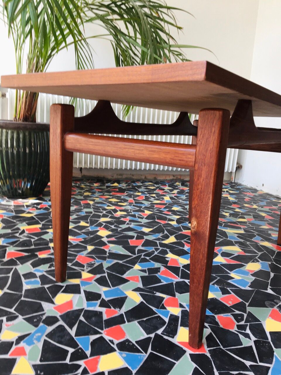 Teak coffee table by Louis Van Teeffelen