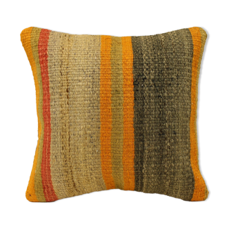 30x30 cm Kilim Cushion,Vintage Cushion Cover