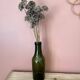 Antique bottle made of thick glass