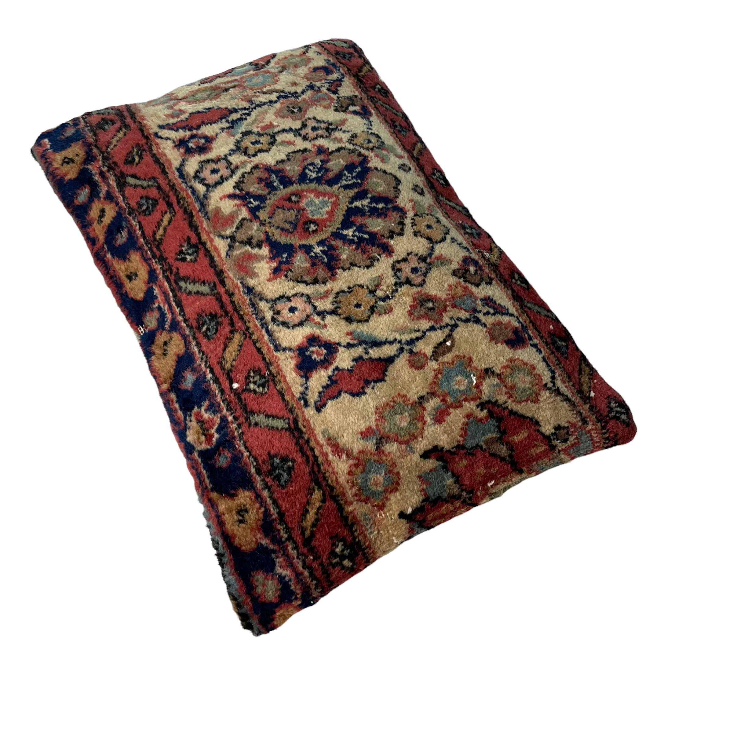 Vintage Turkish Rug Cushion Cover, 30 x 50 cm