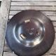 Dish Round orange ceramic vintage