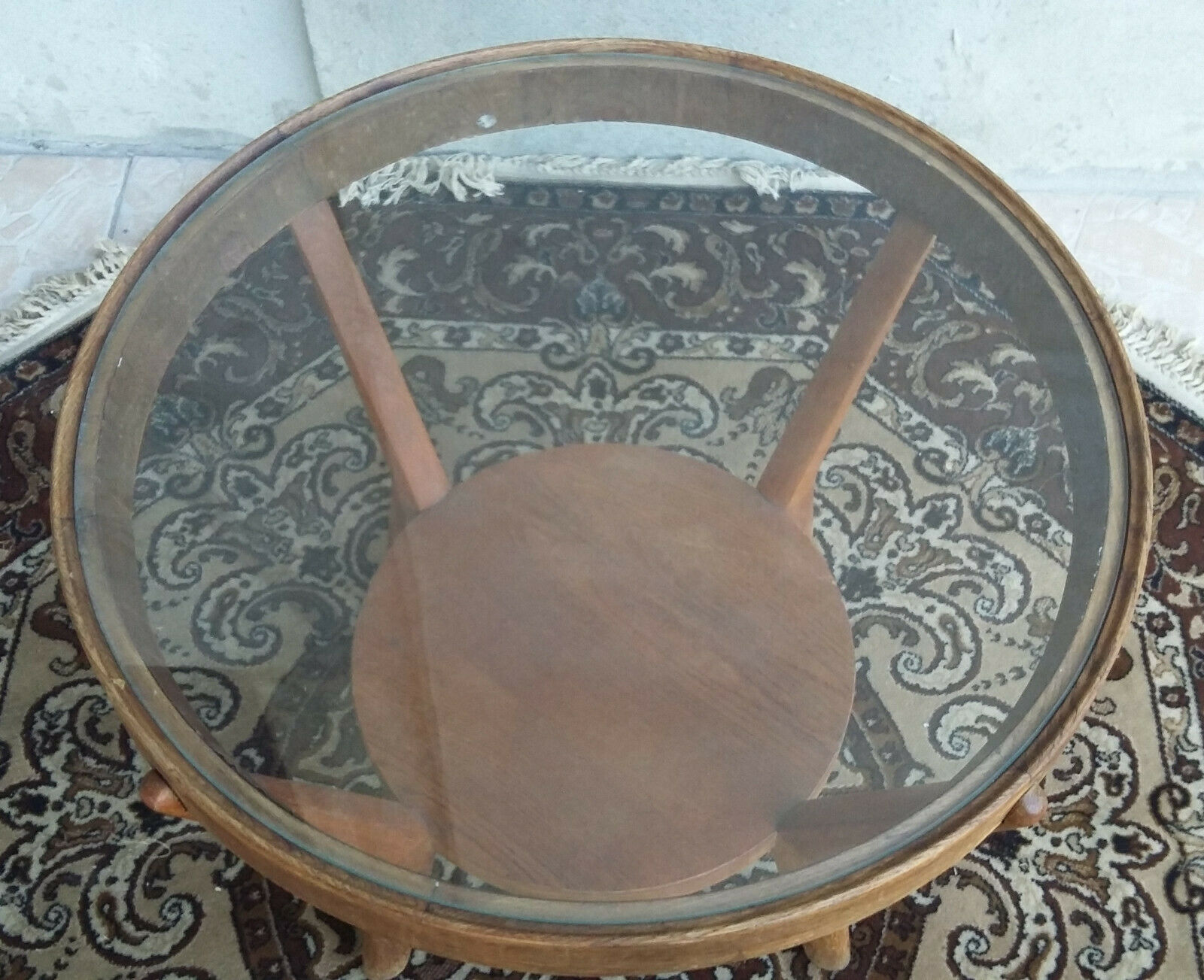 50/60 oak design coffee table