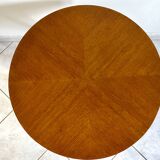 Round coffee table with compass legs 1970