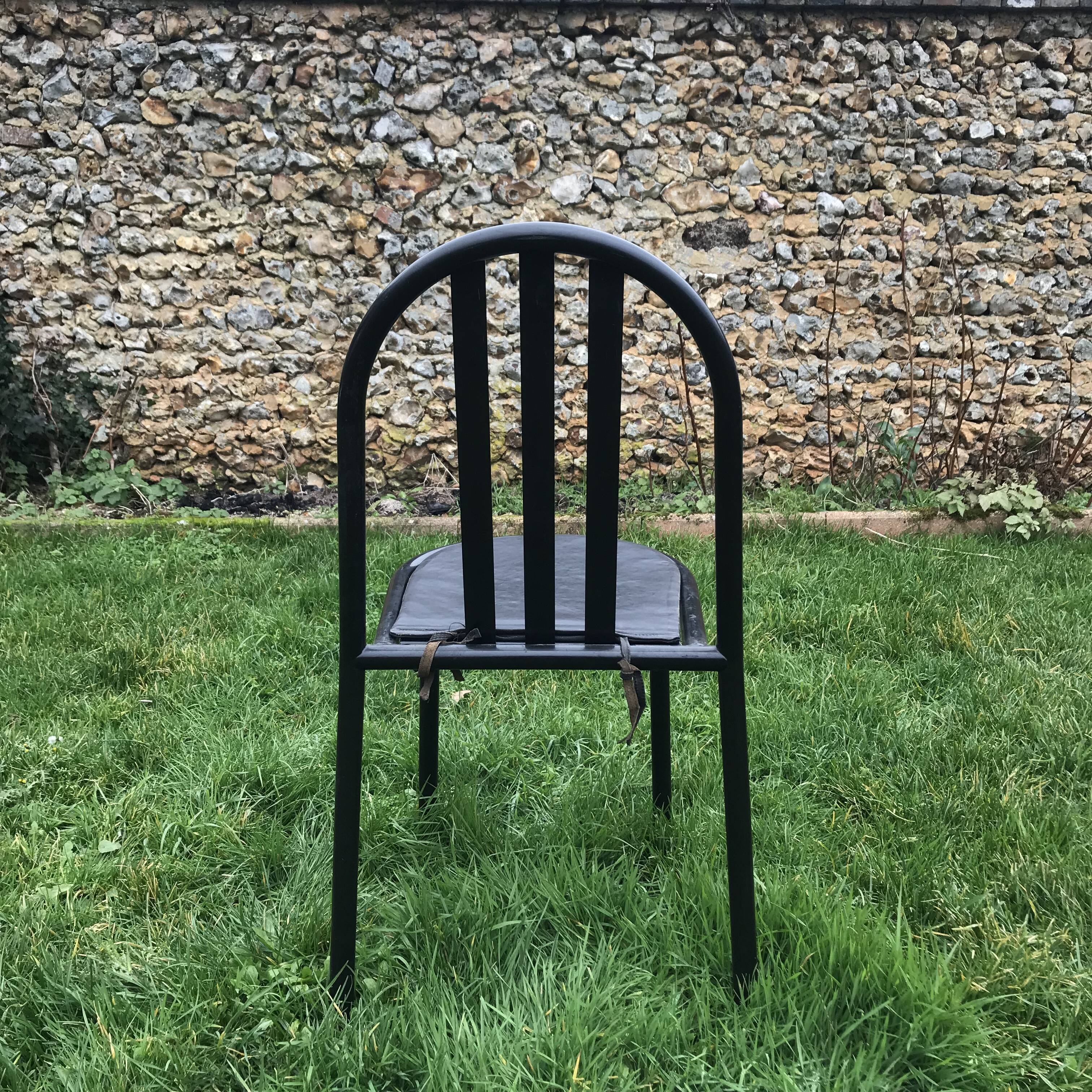 Set of 6 chairs Mallet Stevens model 222 vintage 1980