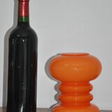 Orange glass table lamp, 1970