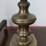 Pair of Louis-Philippe andirons with Caryatids - Bronze, cast iron - 19th century