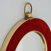 Set of 3 convex / witch's eye artilux vintage mirrors from the 1960s.