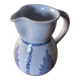 Antique blue glazed terracotta pitcher gaubert vintage kitchen