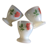 3 Coquetiers Arcopal. Pattern "Red Rose"