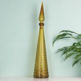 Moulded glass carafe