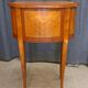 Louis XV style marquetry kidney bedside table