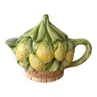 Teapot lemon pattern