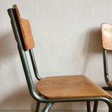 Pair of school chairs