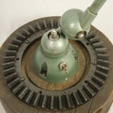 Table lamp jielde 2 arms on wooden base