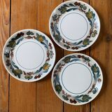 Set of 3 dessert plates M.B.F.A. Pornic