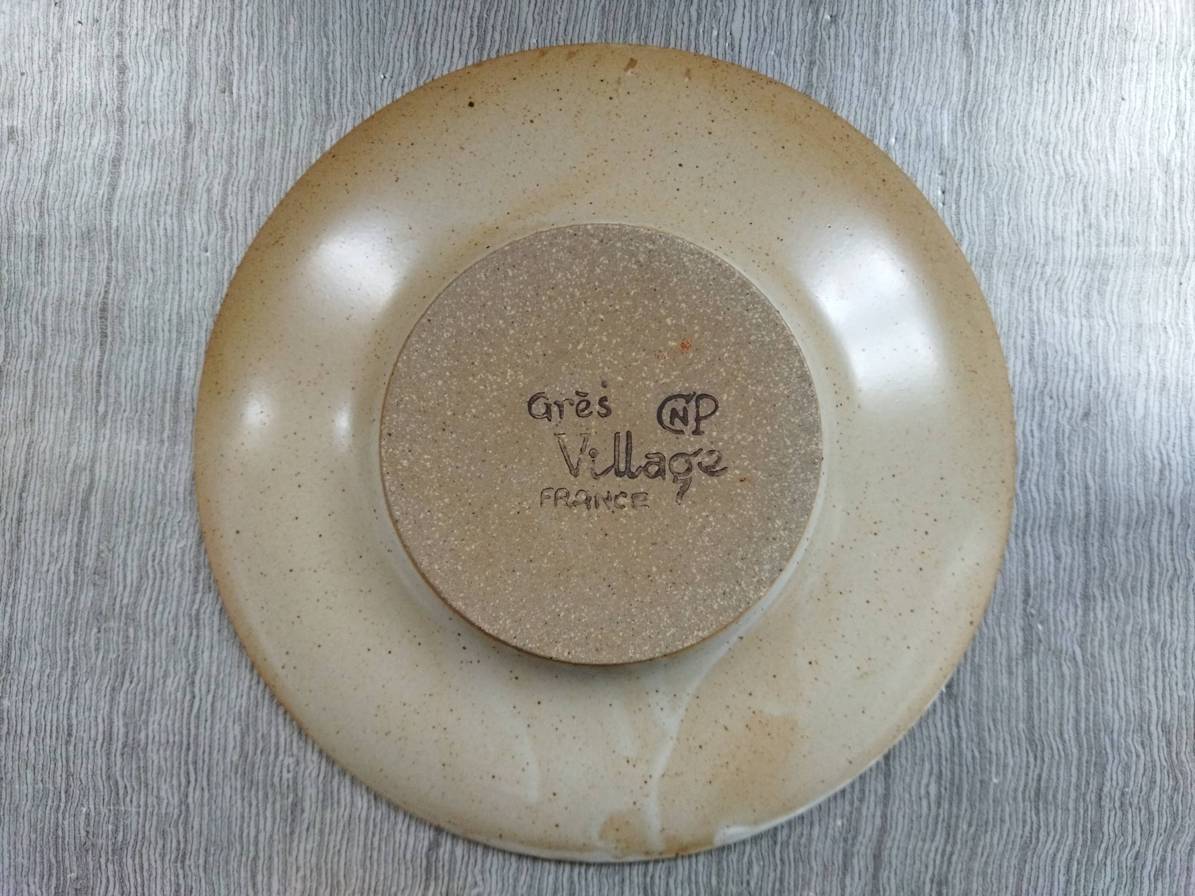 CNP Grès Village stoneware breakfast cup