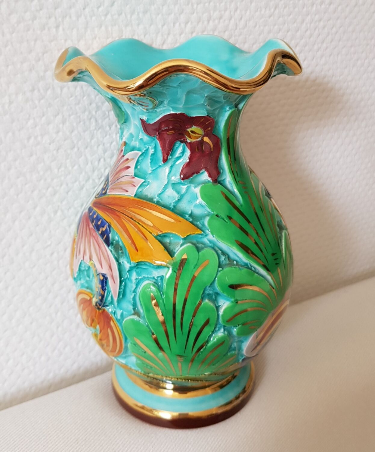 Vase céramique Monaco Cerdazur ca 1950
